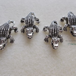Alligator Crocodile Reptile Large Big Hole Paracord Bracelet DIY Jewelry Making Bead