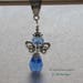 Sapphire Crystal Guardian Angel Crystal Pendant Charm fits Large Hole Beads
