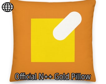 Gold - NPLUSPLUS (N++) - 18"x18" Premium Pillow