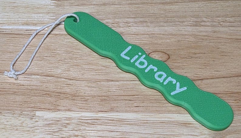 Colorful 3D Printed School Hall Passes Set - Etsy