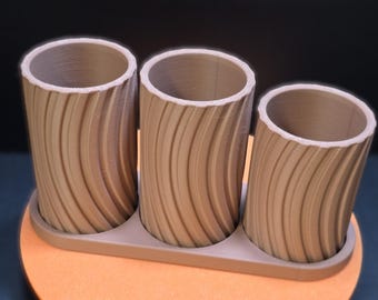 3D-geprinte tandenborstel- en tandpastahouder