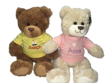 Personalized Teddy Bear (sold seperatly,not as a pair)