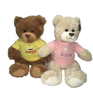 Personalized Teddy Bear sold seperatly,not as a pair image 1