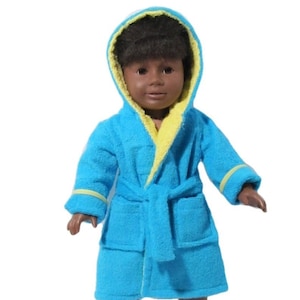 Personalized Terry cloth doll robe (18&quot; dolls)