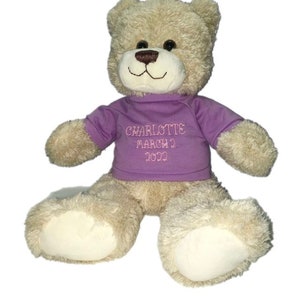 Personalized Teddy Bear sold seperatly,not as a pair image 3