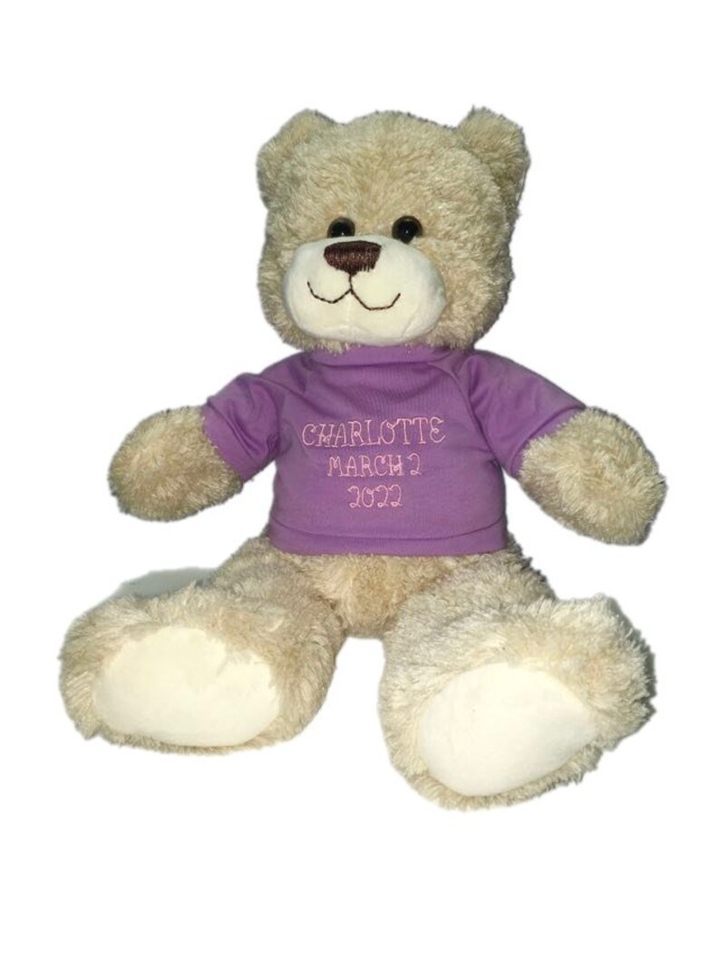 Personalized Teddy Bear sold seperatly,not as a pair image 3