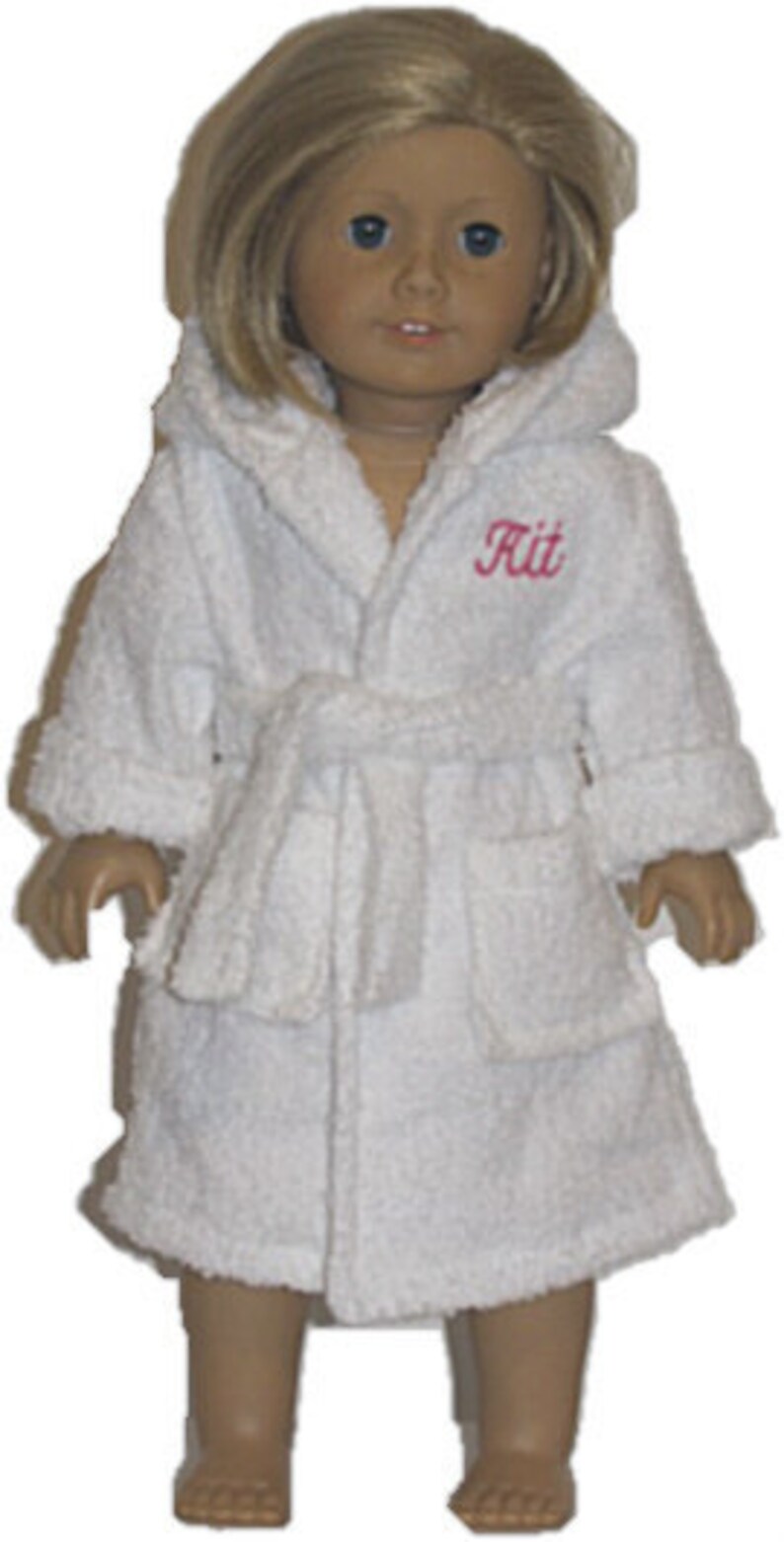 Handmade Personalized Toddler / Doll Bathrobe Set Etsy