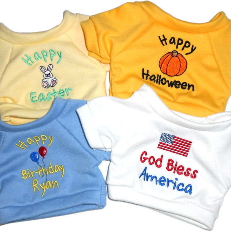 Teddy Bear Print Jersey T-shirt main image 1