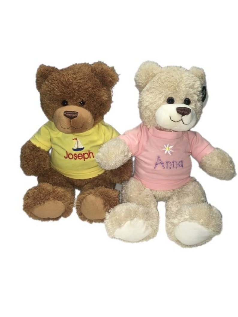 Personalized Teddy Bear sold seperatly,not as a pair image 1