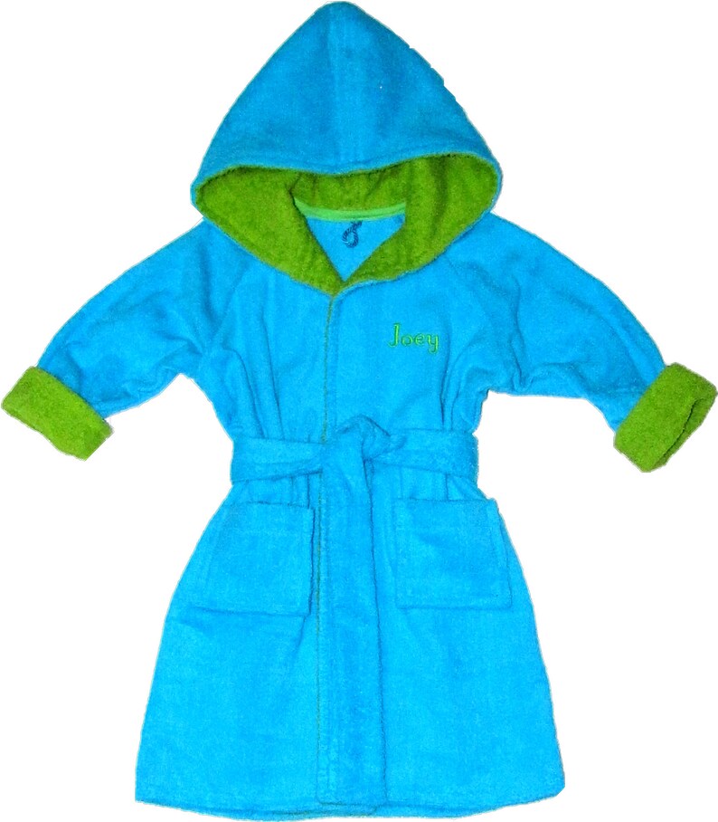 Handmade Child's Terry Bathrobe Etsy