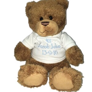 Personalized Teddy Bear sold seperatly,not as a pair image 2