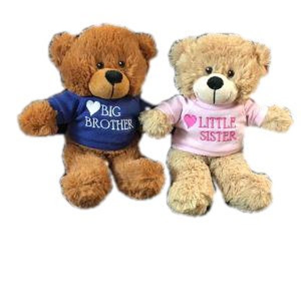 Personalized Brother/Sister Bears (sold seperatly, not as a pair)