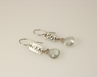 Impressions Earrings in Green Amethyst