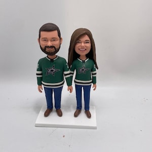 Personalized Couple Bobblehead | Handmade Figurines | Perfect Christmas or Anniversary Gift for Him and Her
