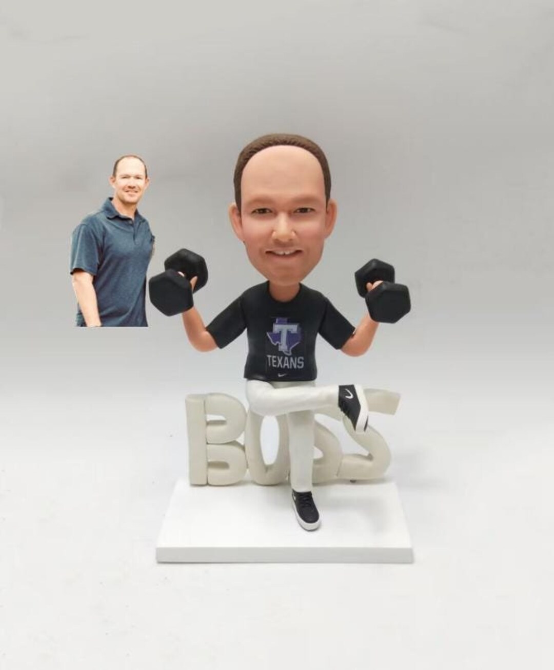 Fitness Woman Bobblehead - Active Lifestyle Athlete Gift main image 1
