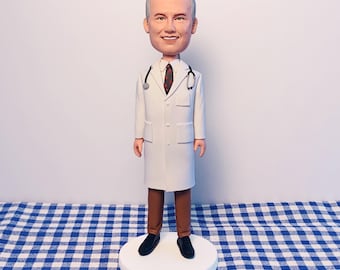 Custom Doctor Bobblehead Figurine: Personalized Medical Gift