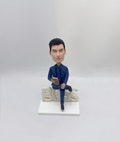 Personalized Birthday Gift For Boss Male, Custom Bobblehead Business Suit, Best Gifts For Business Executives, Christmas Cool Gifts for Boss