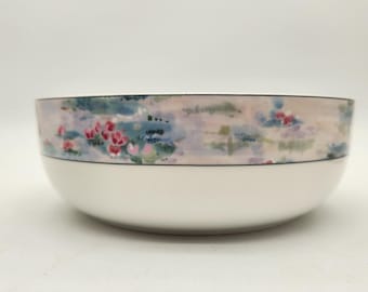 Mikasa Maxima Monet Fine China Vegetable Bowl Floral Impressionist Japan Vintage