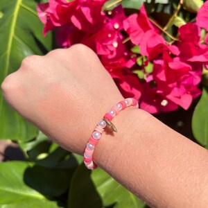 Sunset Beach Starfish Clay Bead Bracelet