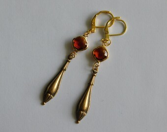 Ohrringe Jugendstil gold