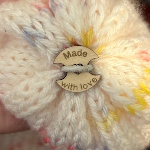 0.75 inch Pom Pom Button No Sew