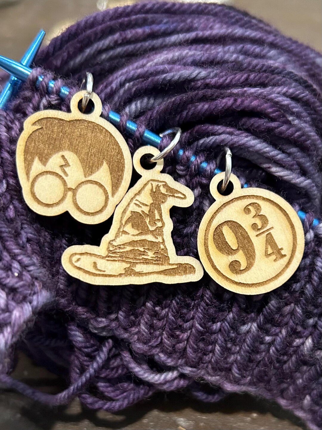 Wizard Stitch Markers Set of 3 - Etsy