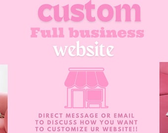 Sitio web empresarial personalizado, sitio web personalizable, sitios web comerciales, elementos de marca únicos, diseñador responsivo, aumento de ventas empresariales