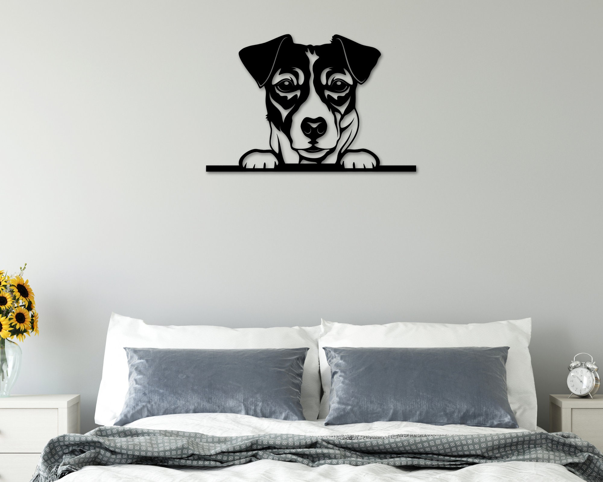 Jack Russell Terrier Metal Sign, Dog Lover Gift, Jack Russell Wall Art ...