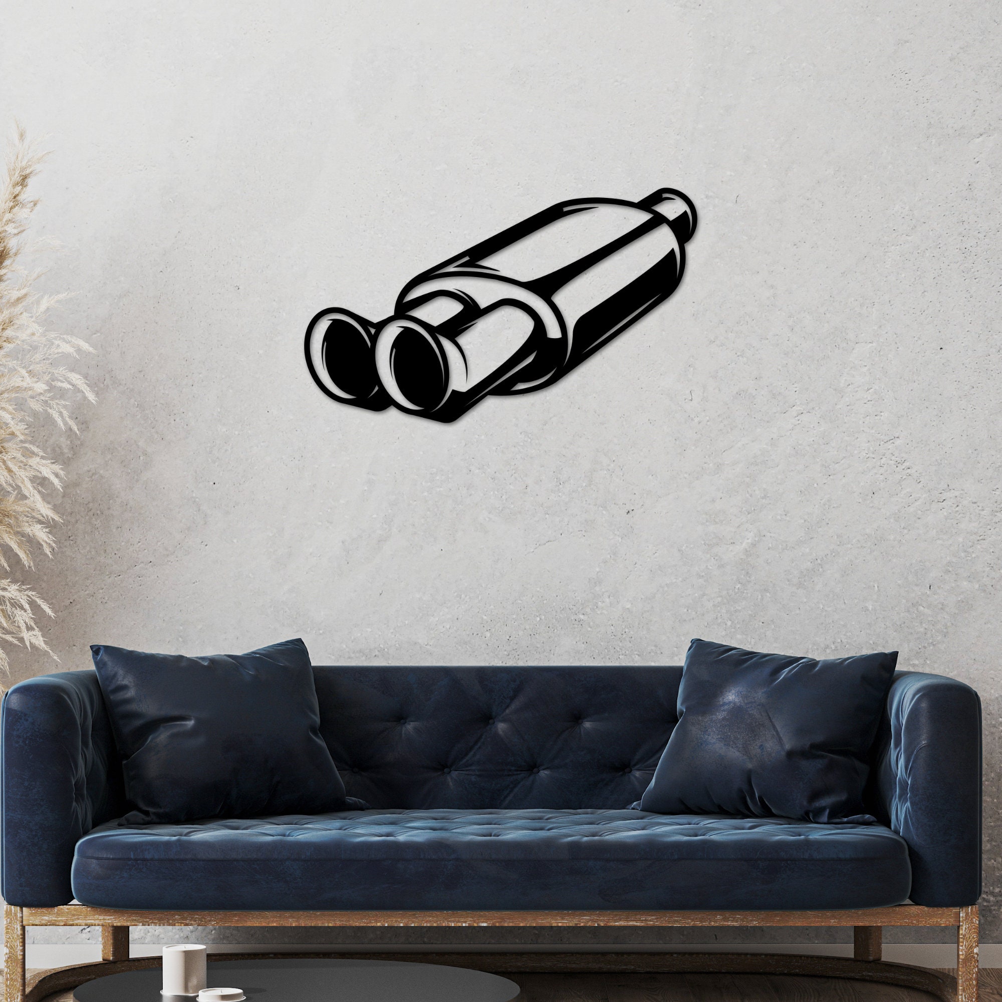 Muffler Decor, Muffler Shop Sign, Mechanic Sign, Car sign, Garage Sign, Garage Decor, Metal Sign, Fathers Day Gift, Workshop Sign, Car shop