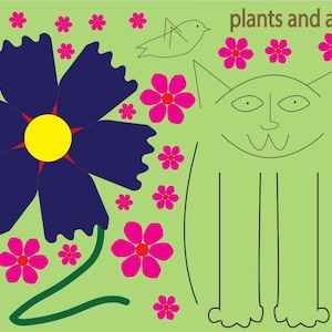 arte digital, Adobe Illustrator, naturaleza, colorido, logotipos