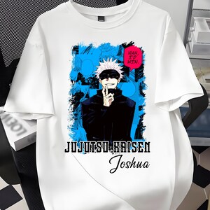 Jujutsu Kaisen Personalized T shirt Japanese anime gift shirt, anime lover T-shirt for men and women Jujutsu Kaisen anime t shirt japanese