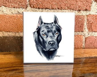 American Pit Bull Terrier Ceramic Tile - American Pit Bull Terrier Decorative Tile - Dog Lover Gift - Unique Dog Gifts