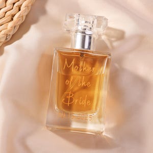 Personalized Engraved Perfume Bottle | Mother Of Bride & Mother Of Groom | Wedding Gift | Bridesmaid Gift | Refillable perfume bottle