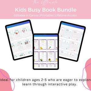 Back to School: the Ultimate BUSY BOOK BUNDLE for Kids | Printable and ...