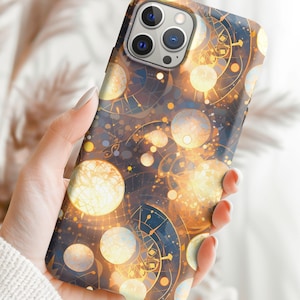 Celestial Mystic Magnetic Tough Cases | Moon & Stars Phone Case | Stargazer MagSafe Compatible Case | iPhone 13 14 15 16 Pro ProMax Mini