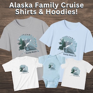 Custom Alaska Cruise Shirt | Personalized Alaska Family Cruise | Alaska Cruise T-shirt | Alaska Family Vacation Shirt | Group Cruise T Shirt