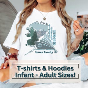 Custom Alaska Cruise Shirt | Personalized Alaska Family Cruise | Alaska Cruise T-shirt | Alaska Family Vacation Shirt | Group Cruise T Shirt