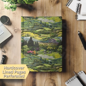 Country Landscape Nature Writing Journal Outdoor Hiker Notebook Gift for Writer Teen Friend Student Traveler Mothers Day Camping Enthusiast