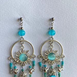Sun catcher earrings