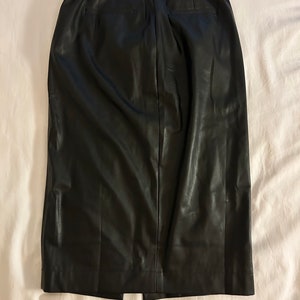 J.crew Womens Faux Leather Pencil Skirt Etsy