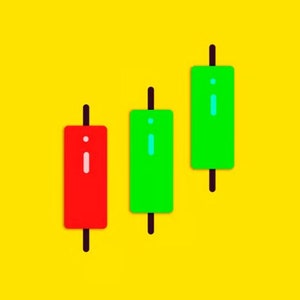 May include: A yellow background with the text "SIMPLE TRADING BOOK" in black. Below the text are three candlestick charts, one red, one green, and one green. The text "<It's soooo simple>" is at the bottom of the image.
