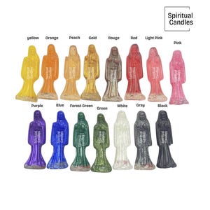 Estatuas de la Santa Muerte, amuletos de protección, estatuas de 2,5'' pulgadas, estatuas de altar, estatua de la Santa Muerte, amuletos de protección