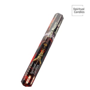 Holy Death Incense Sticks, Spiritual Protection Incense Sticks, Varitas de incienso de la Santa Muerte, varillas de incienso de protección