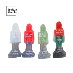 Holy Death Reversible figure Candles, Holy Death Altar Candles, Velas Reversibles de la Santa Muerte, Velas del Altar de la Santa Muerte