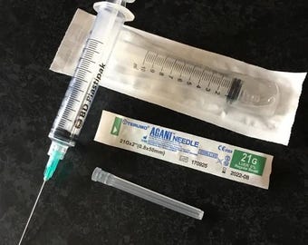 Luer-lock syringe with 18G Needle
