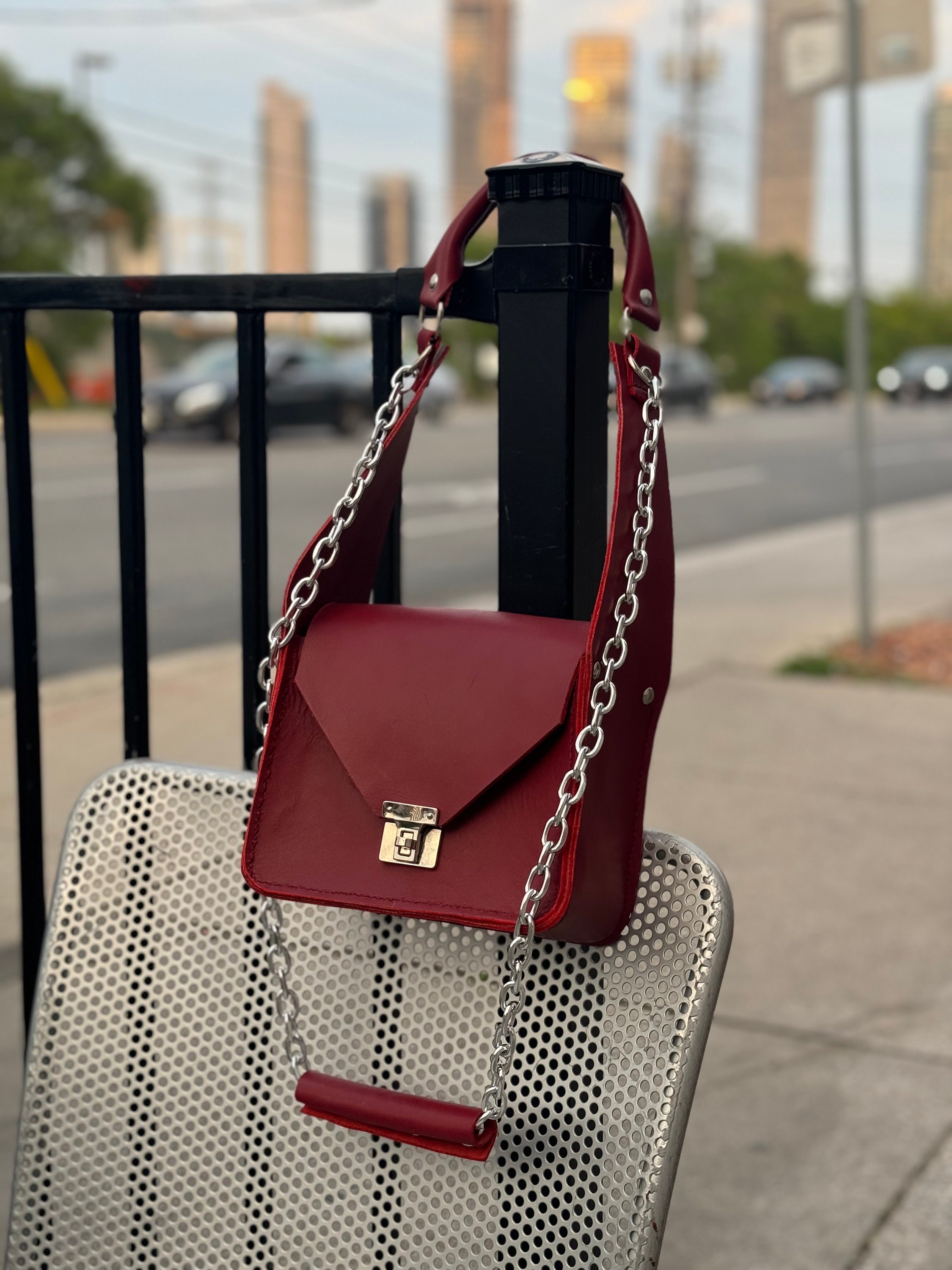 Red box purse best sale