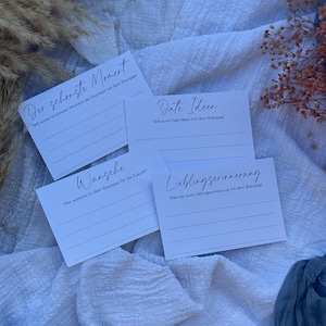 Wünsche und Ratschläge für das Ehepaar | Lieblingsmomente Gastkarten |Wishes Wedding | Hochzeit | Deko Hochzeitsfeier | zum Selbstausdrucken