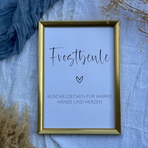 Poster di cartello di nozze Frostbite, coperte accoglienti, idea di decorazione di nozze all'aperto, modello digitale fai-da-te, PDF da stampare da solo