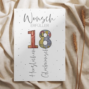 Cash gift for 18th birthday | Wish fulfillment | Last minute birthday gift PDF instant download | Gift | Birthday present