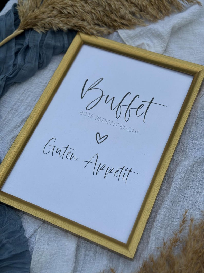 Wedding Sign Buffet Help Yourself Digital Download for Self-printing - Etsy